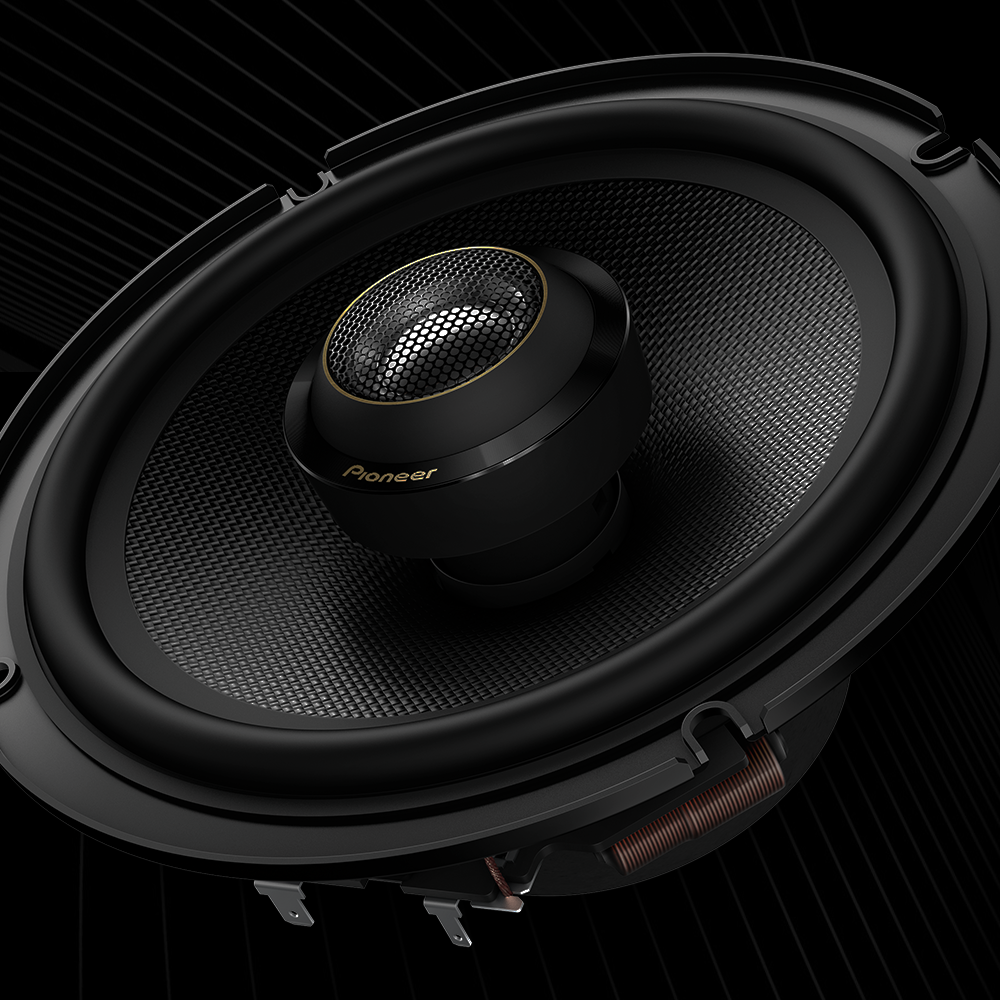 close up angled speaker image
